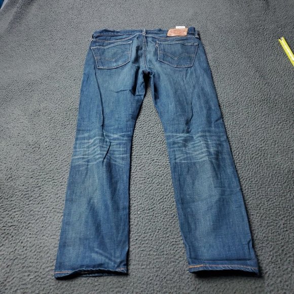 Levis 510 Jeans Denim Blue Cotton Mens 34 x29 - Picture 4 of 7